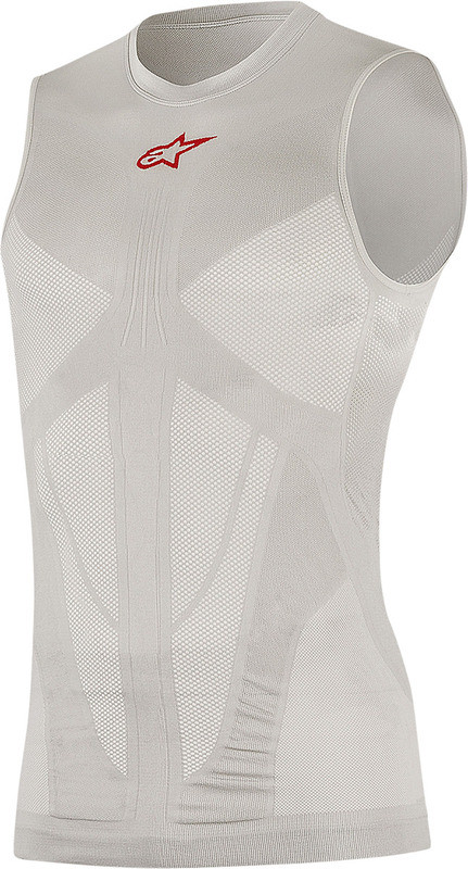 Alpinestars Tech Summer Silver Red Tank