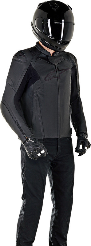 Alpinestars Faster V2 Leather Jacket Black