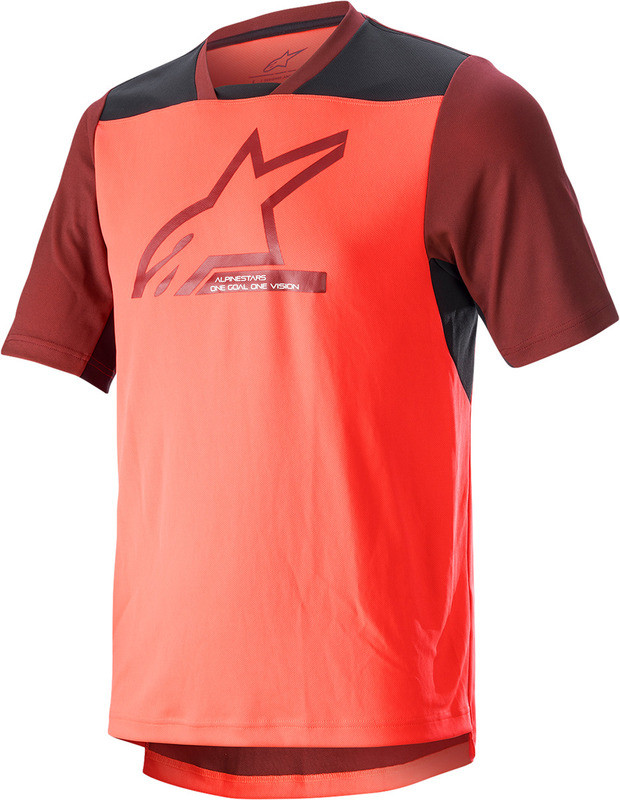 Alpinestars Drop 6.0 V2 Short-Sleeve Coral Black Jersey