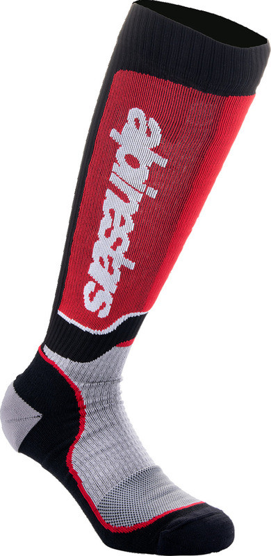 Alpinestars MX Plus Black Red Gray Socks