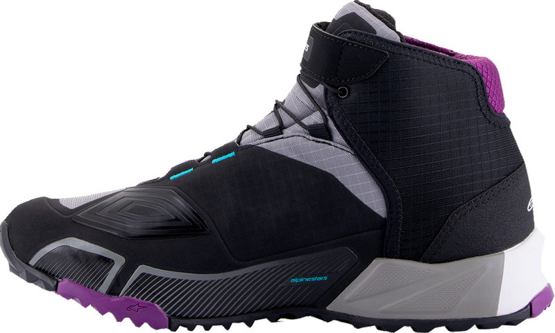 Alpinestars Stella CR-X Drystar Black Gray Teal Purple Shoes