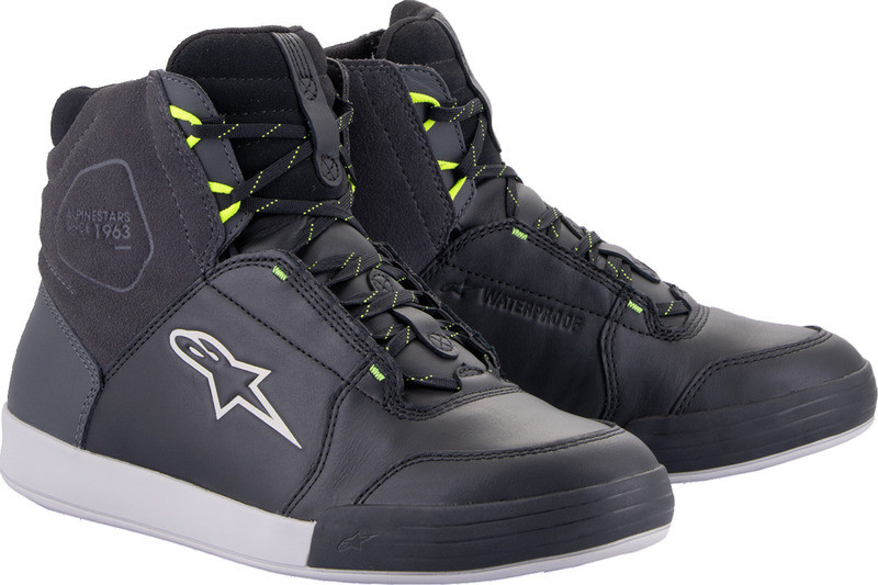 Alpinestars Chrome Waterproof Black Gray Shoes