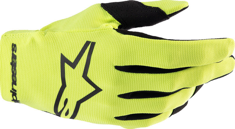 Alpinestars Youth Radar Fluo Yellow Black Gloves
