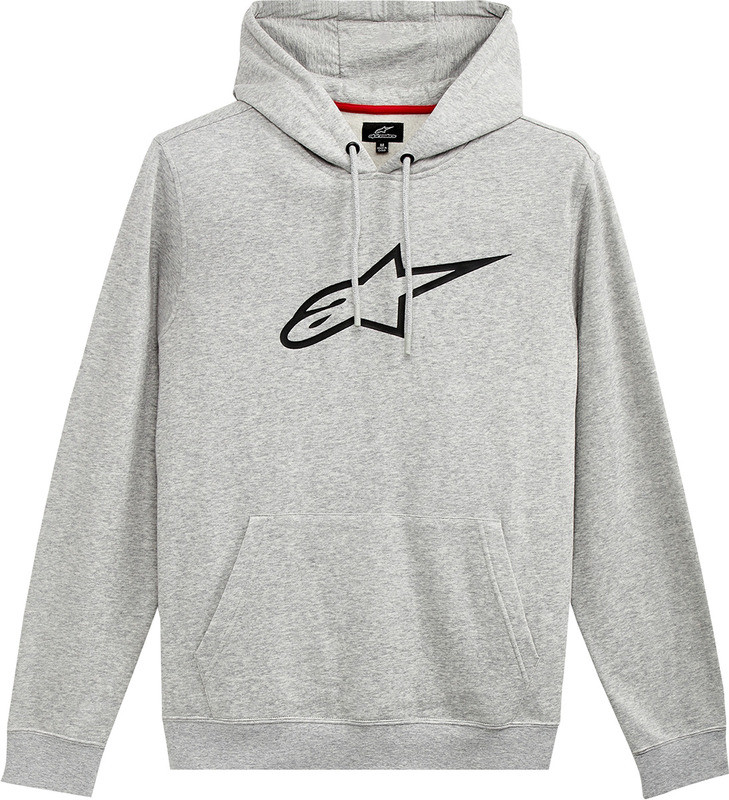 Alpinestars Ageless Pullover Heather Gray Black Hoodie - Speed Addicts