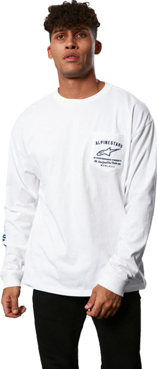 Alpinestars REP Long-Sleeve White T-Shirt