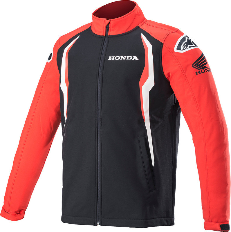Alpinestars Honda Softshell Red Black Jacket - Speed Addicts
