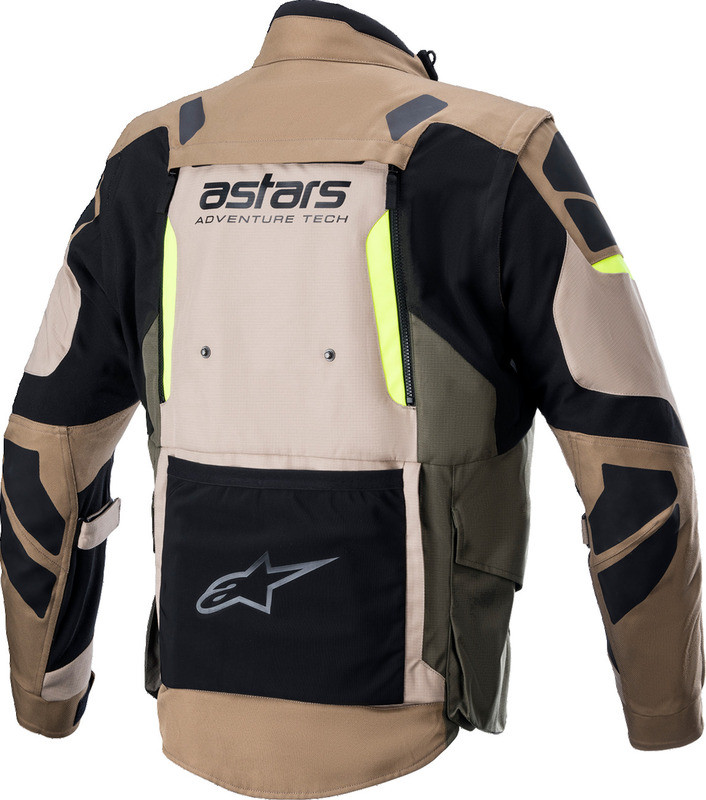Alpinestars Halo Drystar Black Sand Yellow Jacket