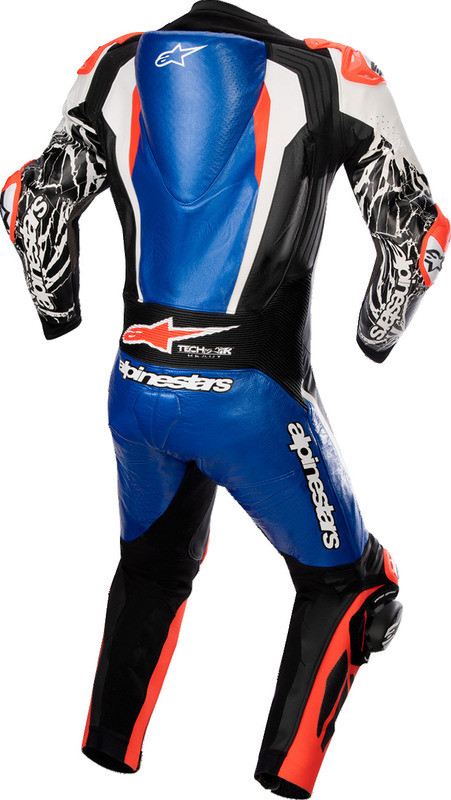 Alpinestars Racing Absolute V2 Leather Black Blue White Red Suit