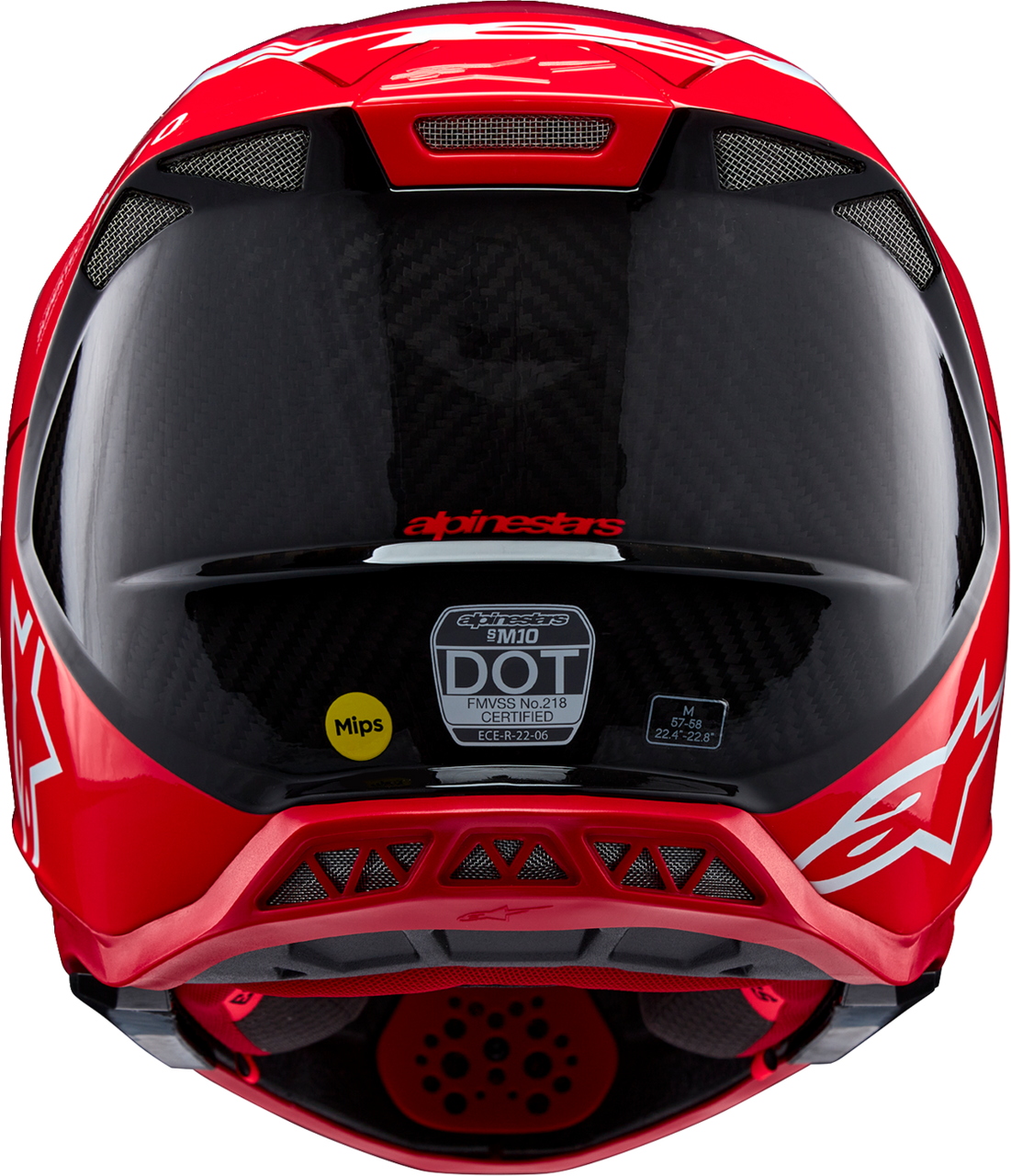 Alpinestars Supertech M10 Flood MIPS Red Fluo Helmet