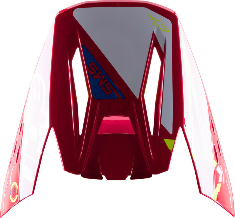 Alpinestars SM5 Action Red White Yellow Visor