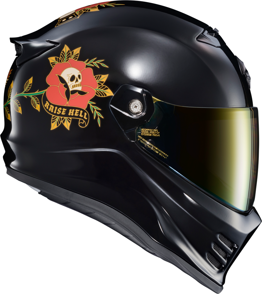 Scorpion EXO Covert FX Full Face The Litas Gloss Black Helmet