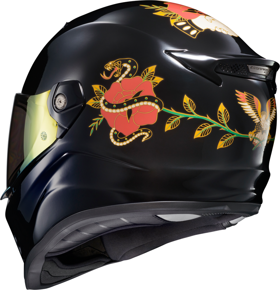 Scorpion EXO Covert FX Full Face The Litas Gloss Black Helmet