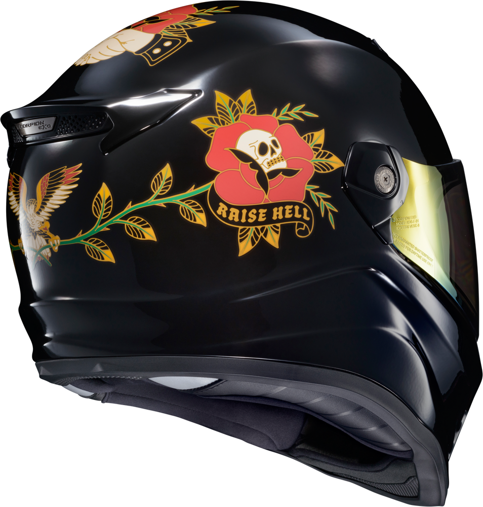 Scorpion EXO Covert FX Full Face The Litas Gloss Black Helmet