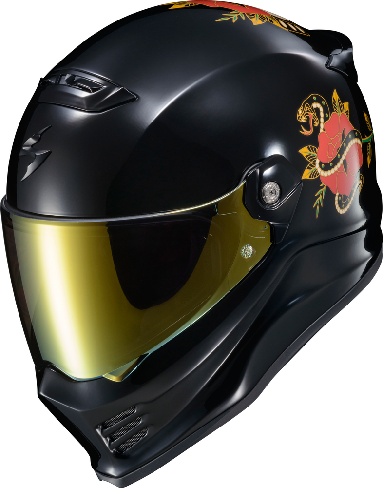 Scorpion EXO Covert FX Full Face The Litas Gloss Black Helmet