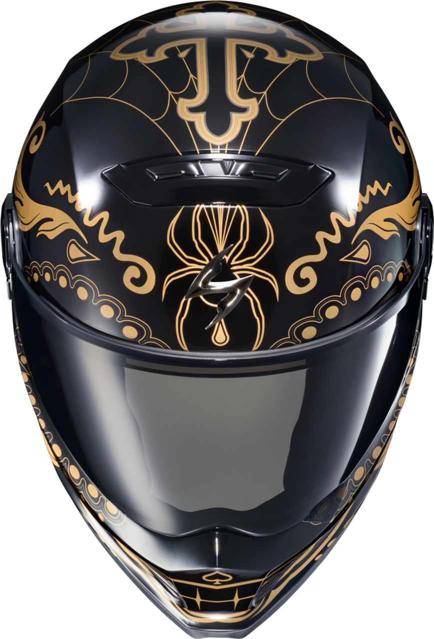 Scorpion EXO Covert FX Full Face El Malo Gold Gloss Black Helmet