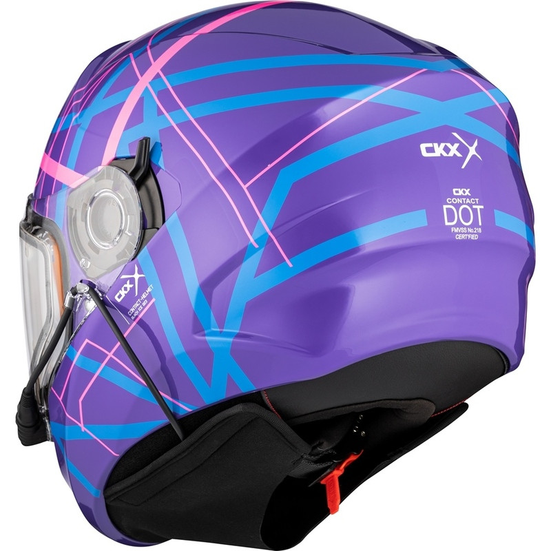 CKX Contact Stroke Gloss Purple Electric Helmet