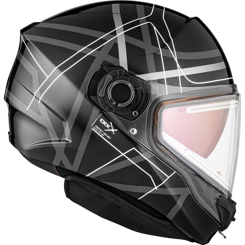 CKX Contact Stroke Glossy Black Electric Helmet