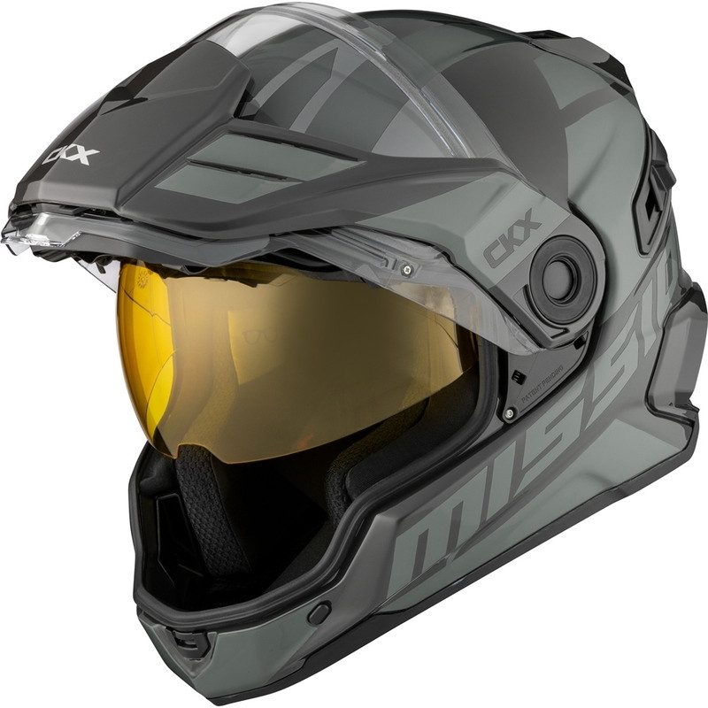 CKX Mission Ams Space Olive Night Electric Helmet