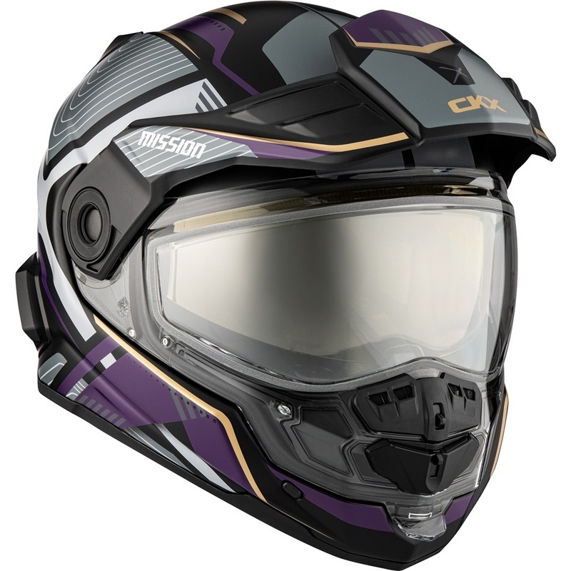 CKX Mission Ams Verve Matte Purple Helmet