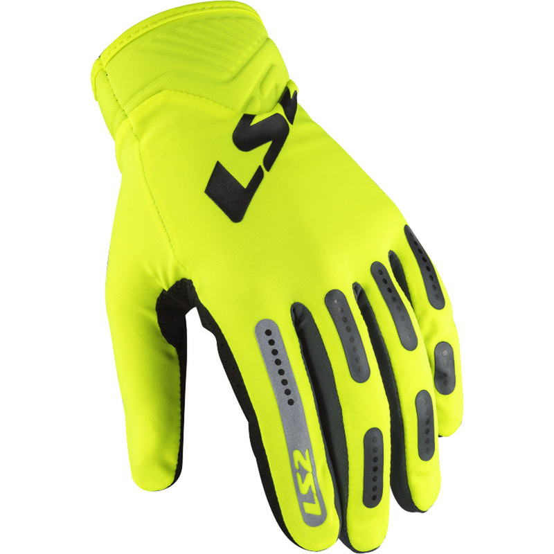 LS2 Bend Hi-Vis Yellow Gloves