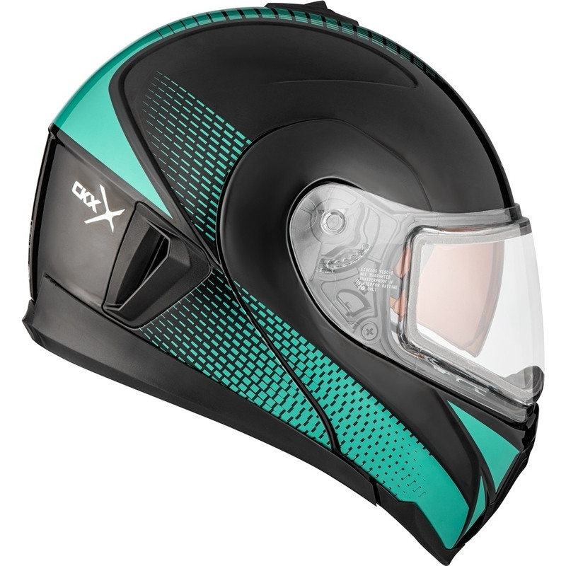 CKX Tranz 1.5 Ams Cyber Turquoise Glossy Electric Helmet
