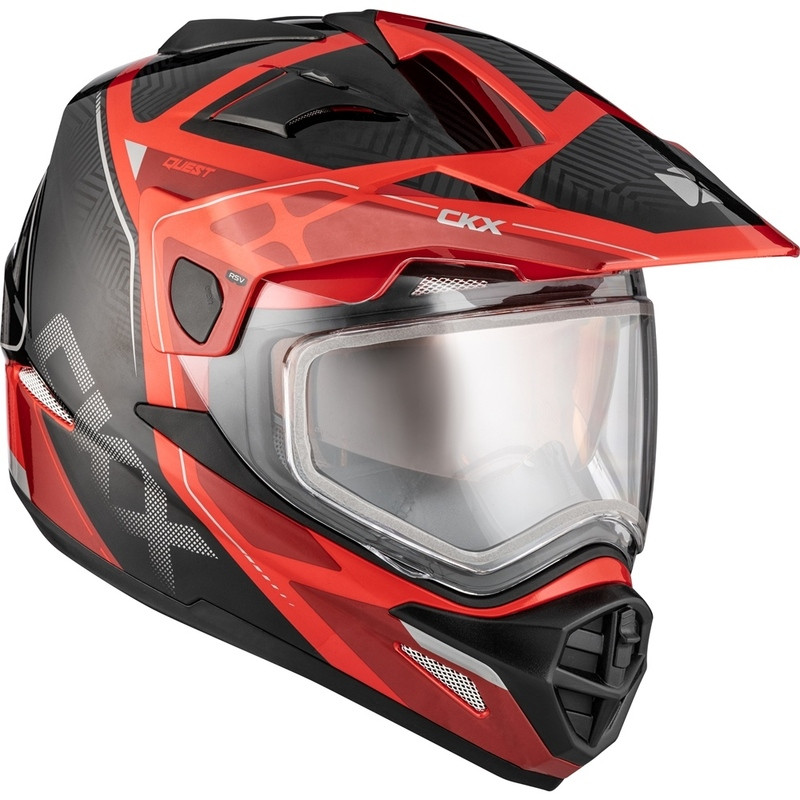 CKX Quest Rsv Gloom Shine Red Helmet