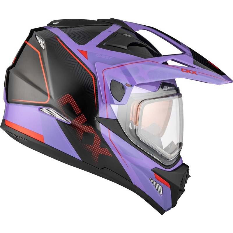 CKX Quest Rsv Gloom Gloss Purple Electric Helmet