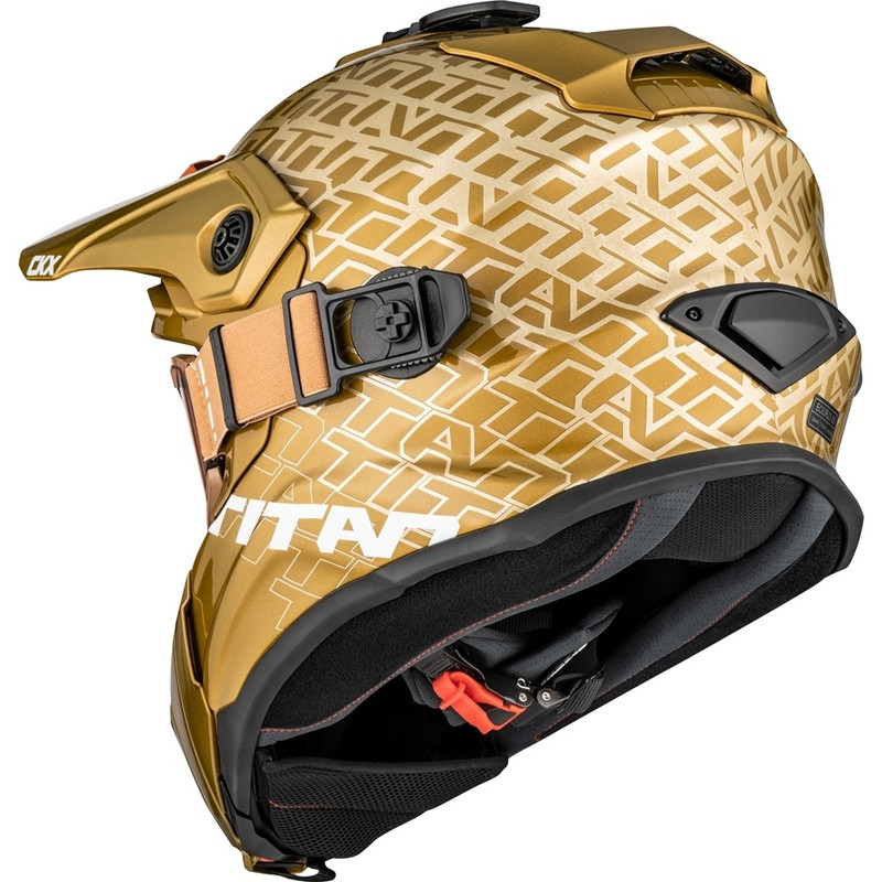 CKX Titan Air Flow Roar Camel Glossy Helmet