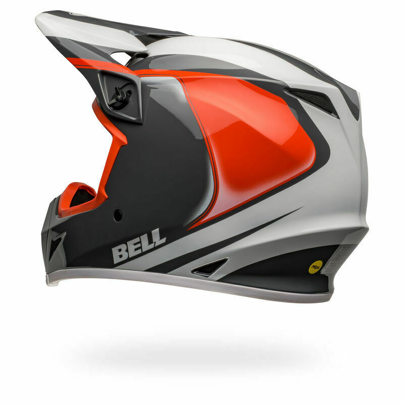 Bell MX-9 Mips Dark Charcoal Orange Helmet