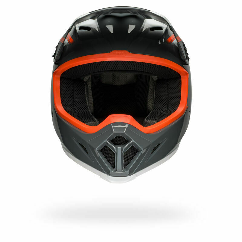Bell MX-9 Mips Dark Charcoal Orange Helmet