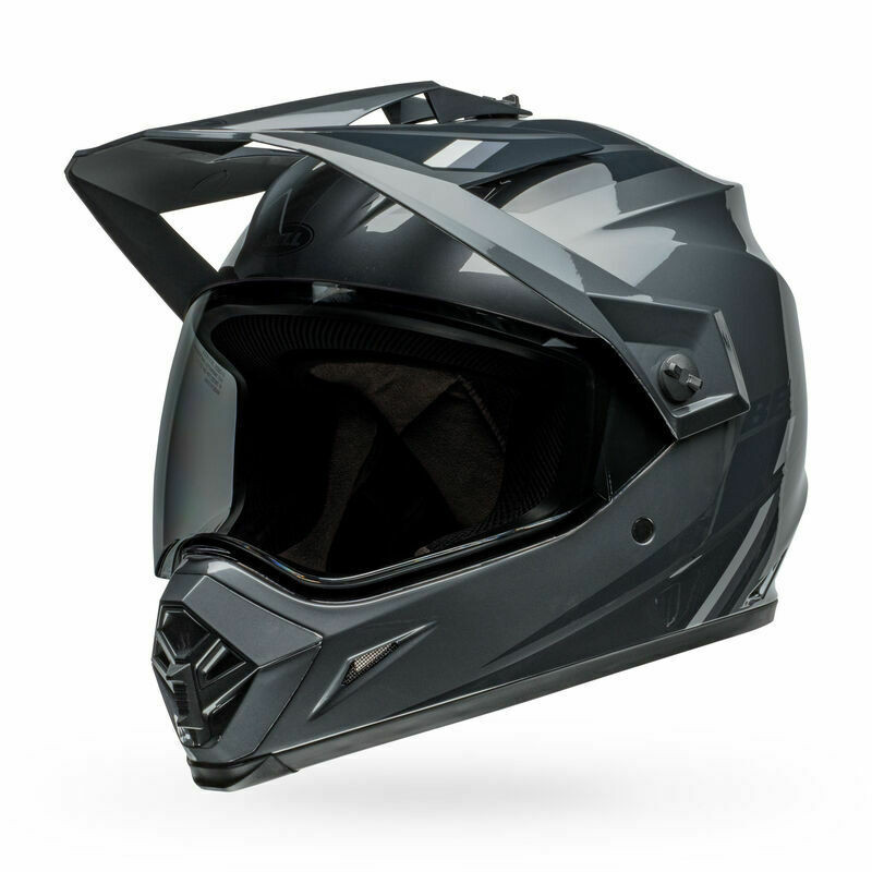 Bell MX-9 Adventure Alpine Charcoal Silver Helmet - Speed Addicts