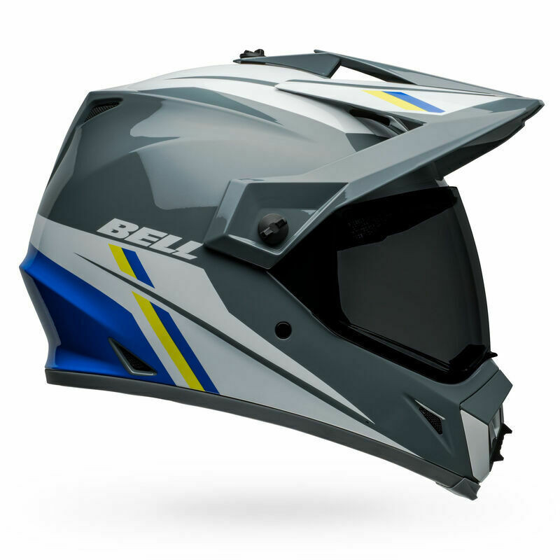 Bell MX-9 Adventure Alpine Gray Blue Helmet