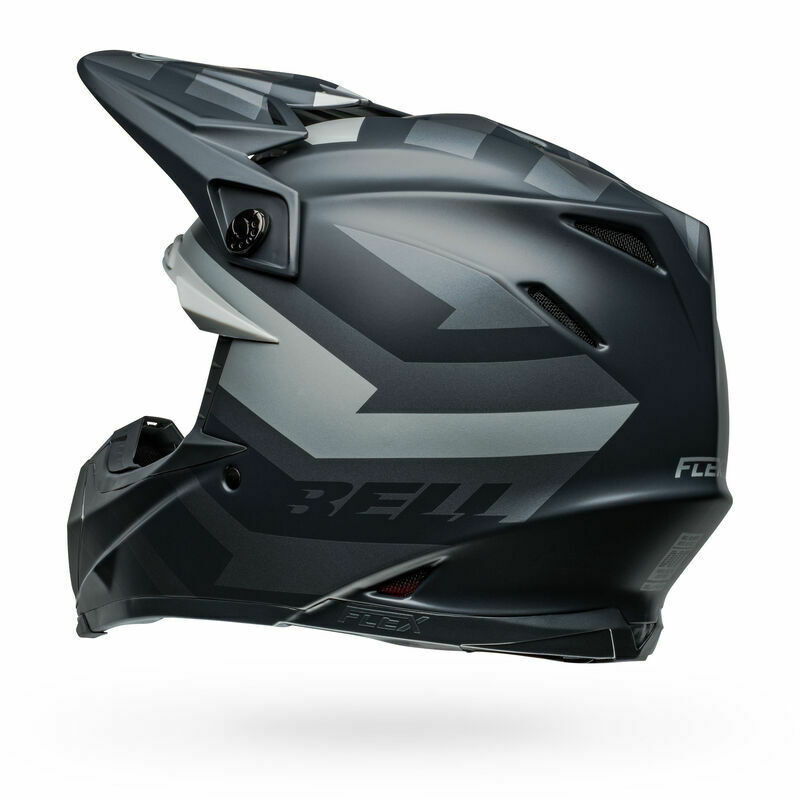 Bell Moto-9S Flex Banshee Satin Black Silver Helmet