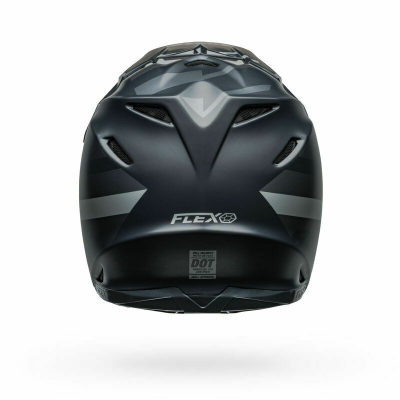 Bell Moto-9S Flex Banshee Satin Black Silver Helmet