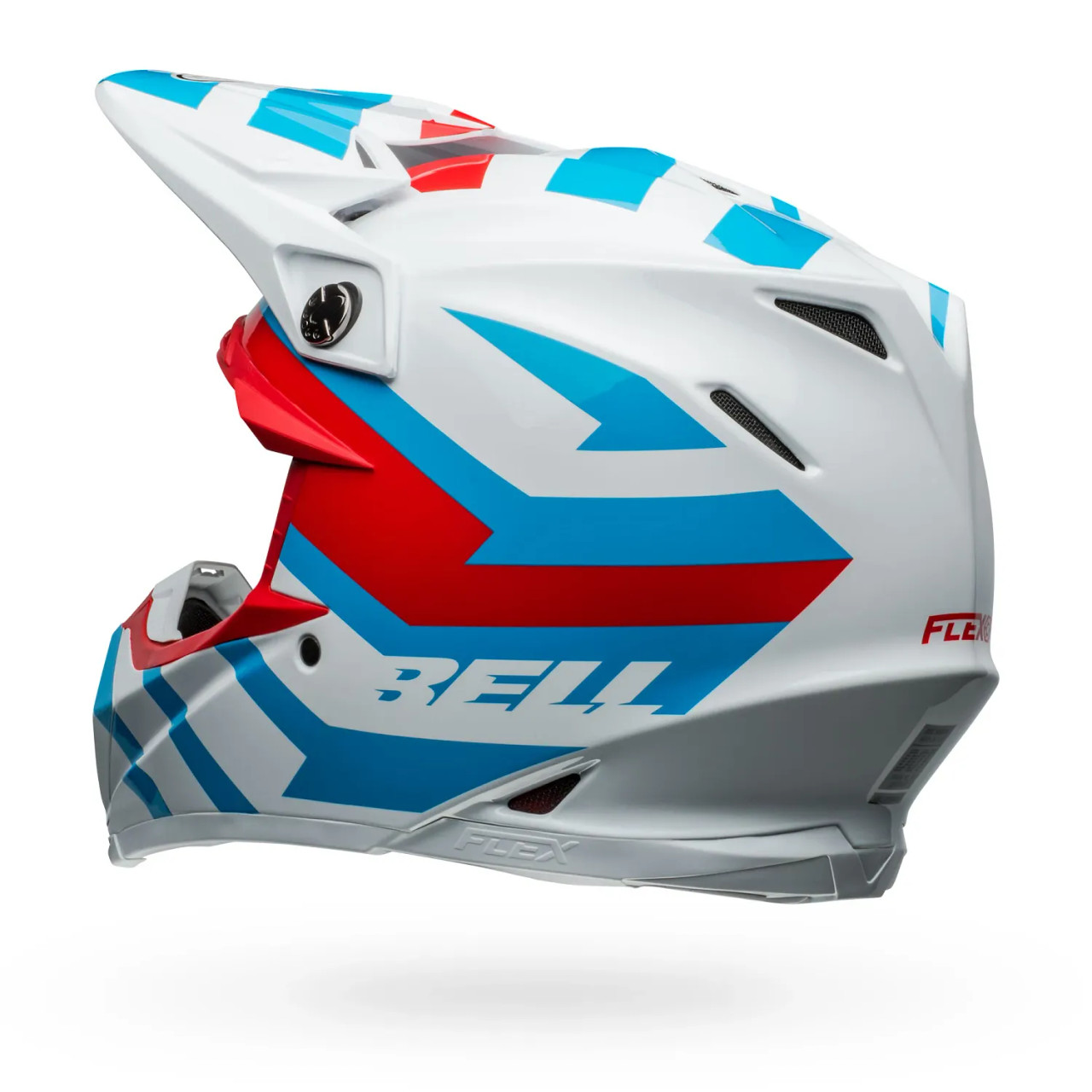 Bell Moto-9S Flex Banshee White Red Helmet