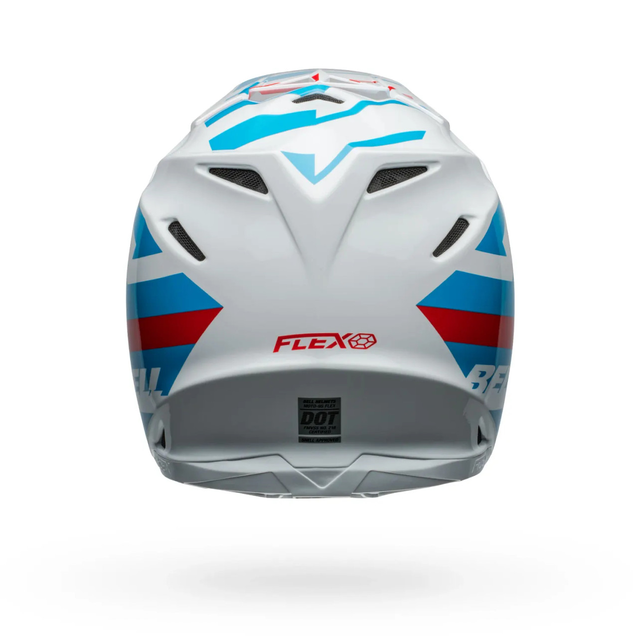 Bell Moto-9S Flex Banshee White Red Helmet