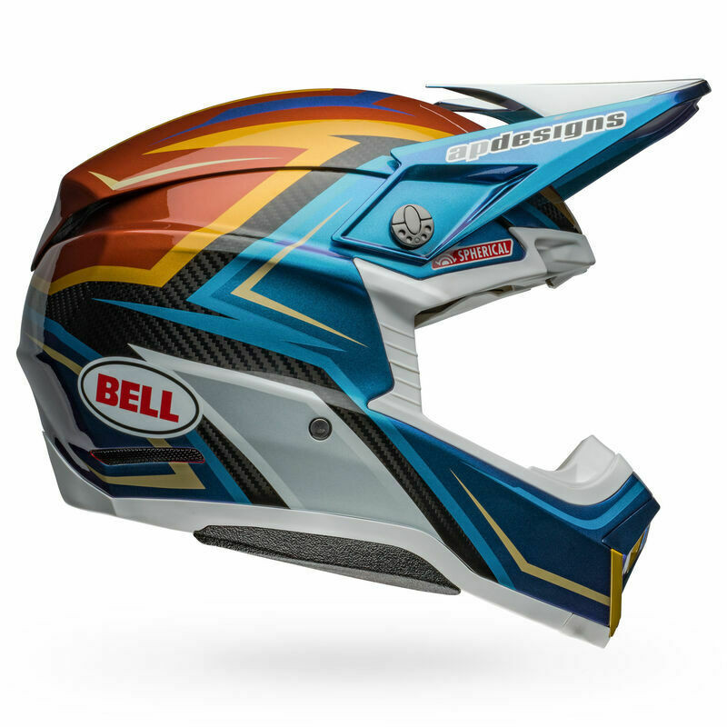 Bell Moto-10 Spherical Tomac 24 White Gold Helmet