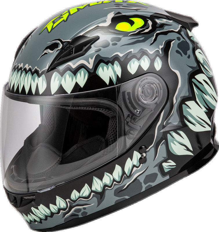 Gmax Youth GM-49Y Drax Grey Helmet