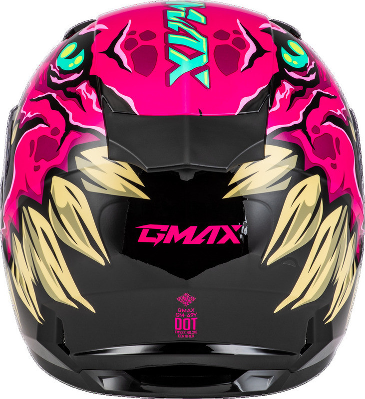 Gmax Youth GM-49Y Drax Snow Pink Helmet