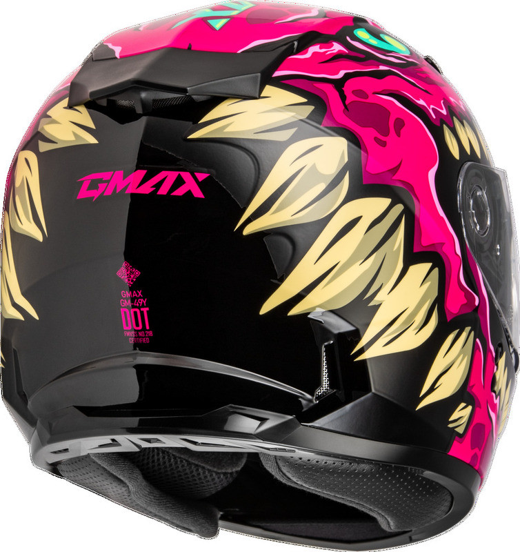 Gmax Youth GM-49Y Drax Snow Pink Helmet