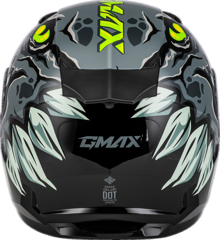 Gmax Youth GM-49Y Drax Snow Grey Helmet