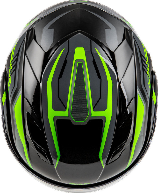 Gmax MD-01S Transistor Black Grey Green Electric Shield Snow Helmet
