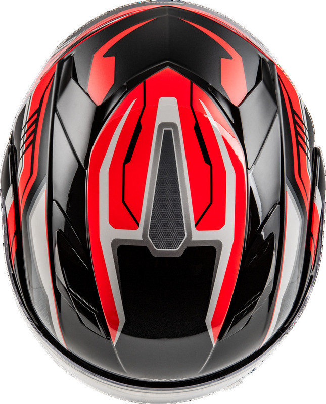 Gmax MD-01S Transistor Black Red Snow Helmet