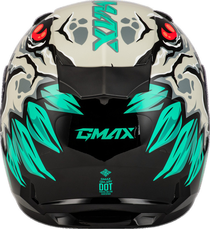 Gmax GM-49Y Drax Snow Silver Helmet