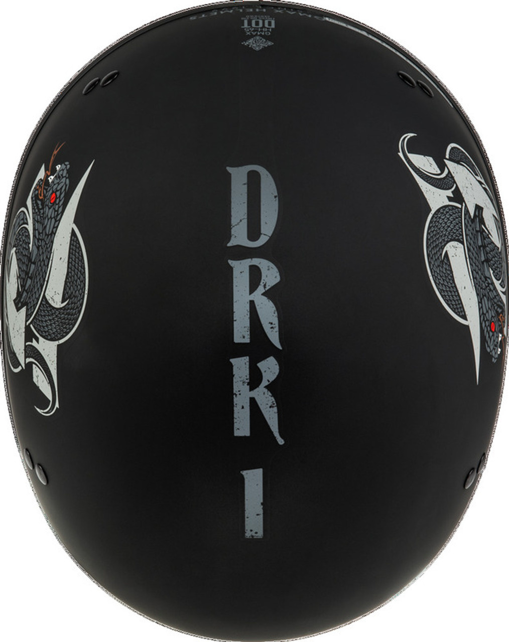 Gmax HH-65 DRK1 Matte Black Grey Helmet