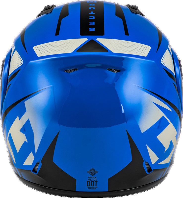Gmax MD-04S Sector Blue Black Snow Helmet