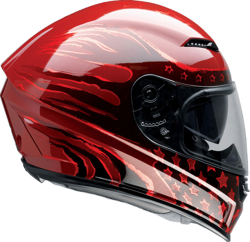 Z1R Jackal Patriot Red Helmet - Speed Addicts