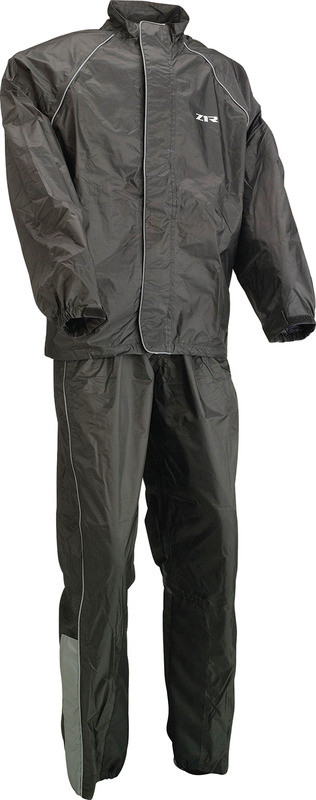 Z1R Black 2-Piece Rainsuit