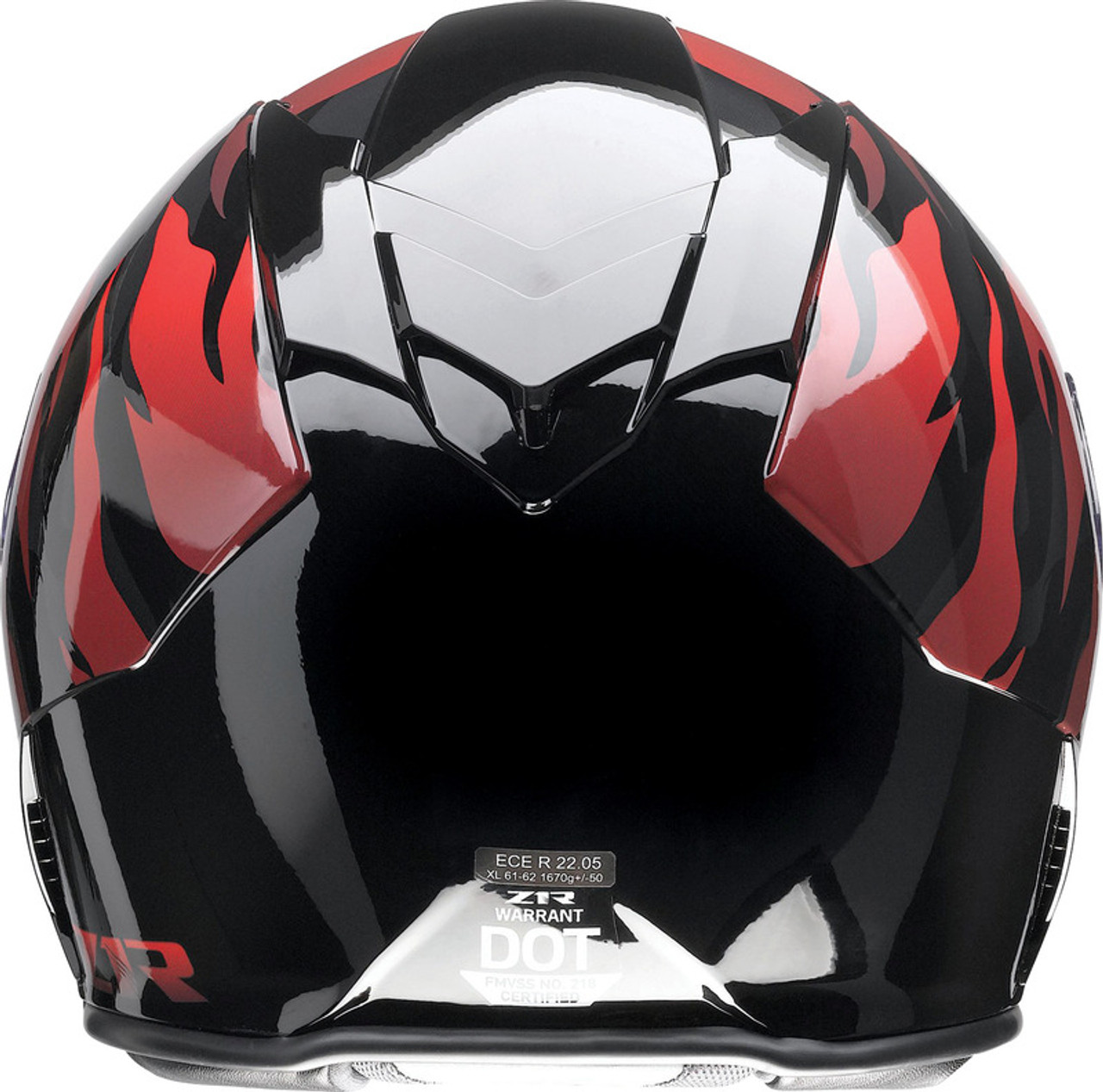 Z1R Warrant Panthera Black Red Helmet