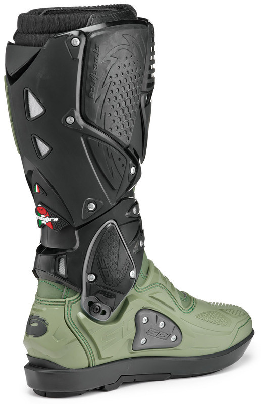 Sidi Crossfire 3 SRS Army Black Boots - Speed Addicts